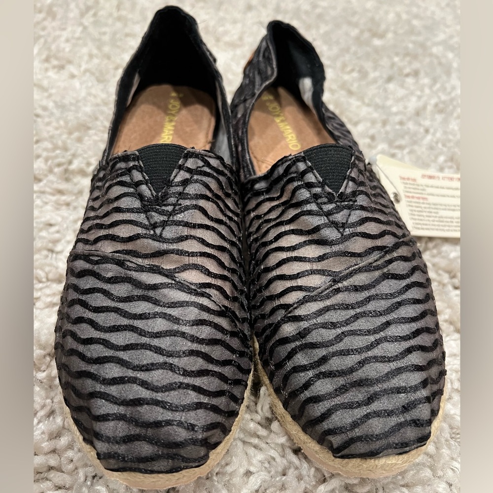 JOY & MARIO Crescent Bay Women's Platform Espadrille Wedge Size 8